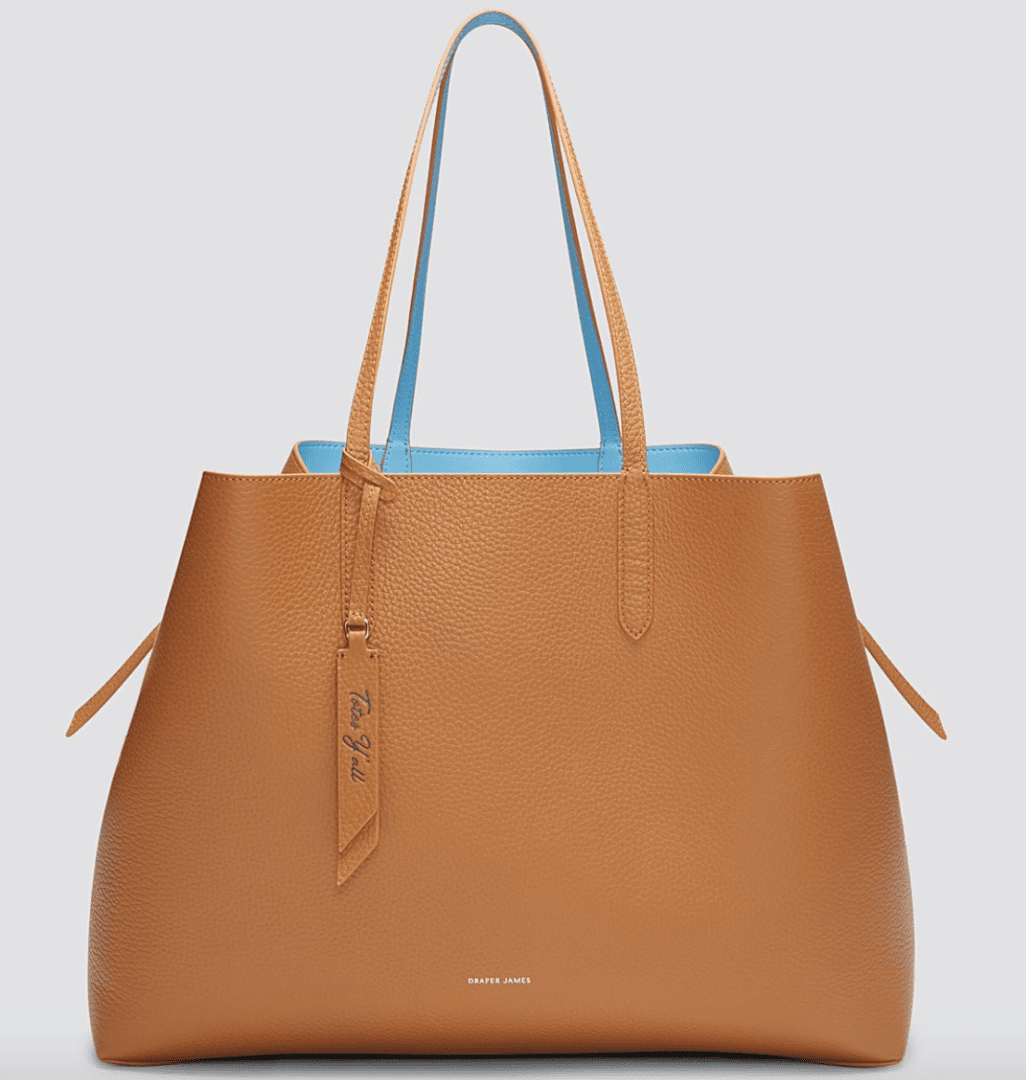 Leather Reversible Tote