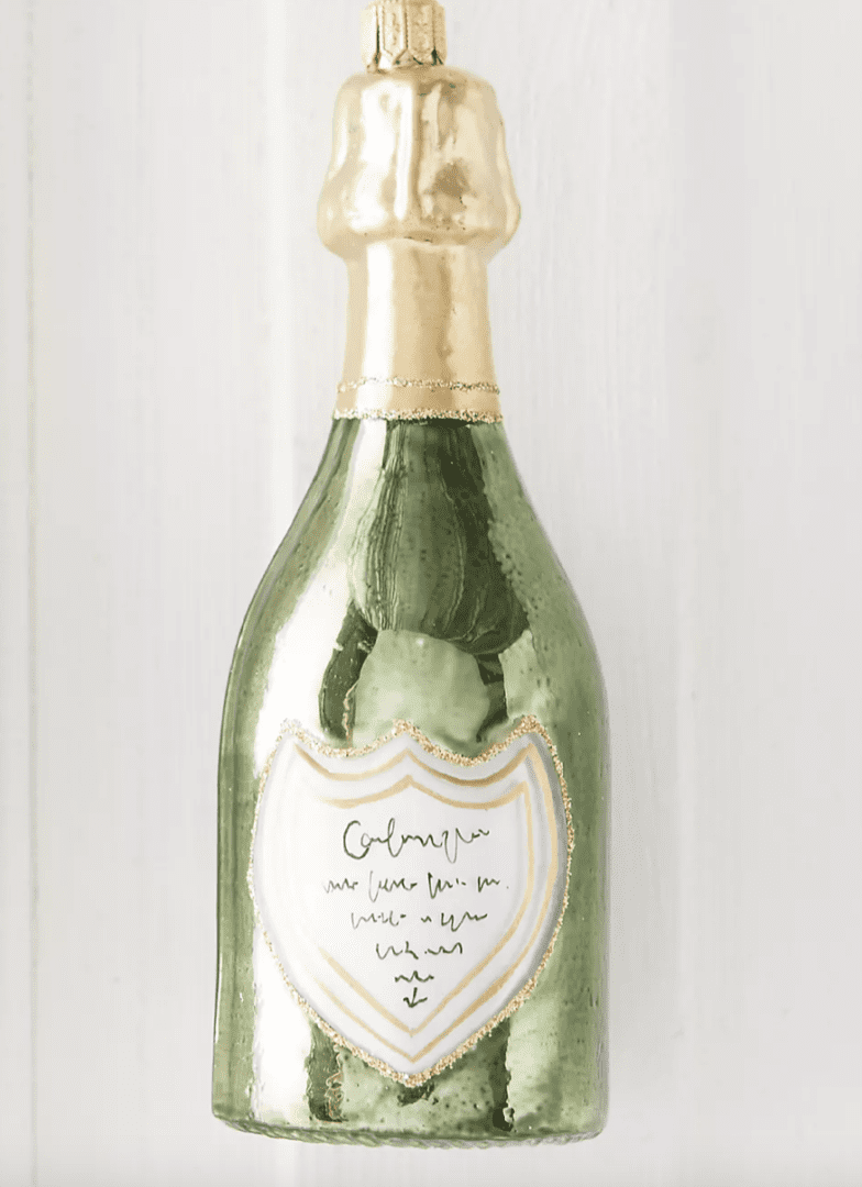 champagne ornament