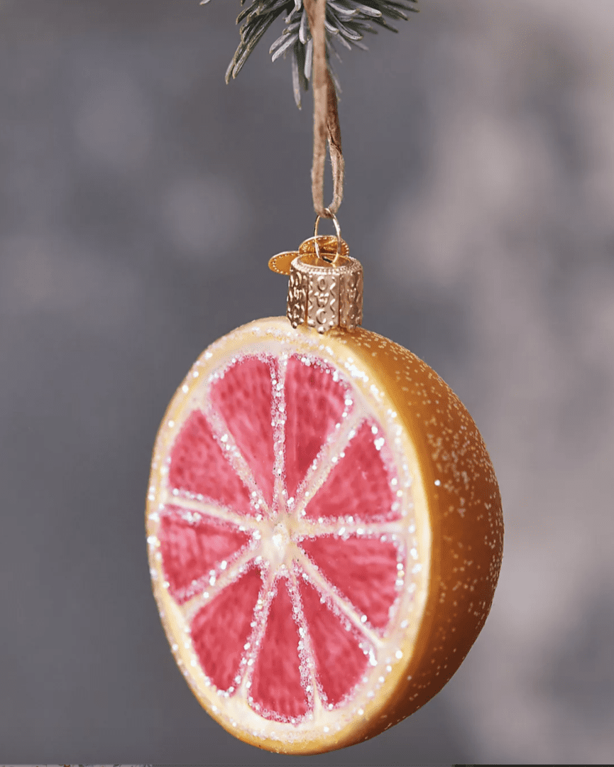 grapefruit ornament